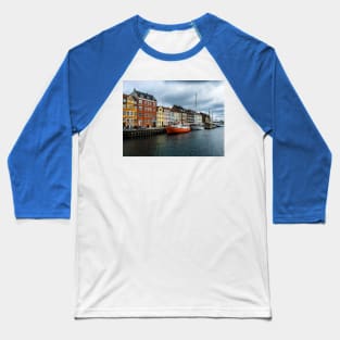 Nyhavn waterfront in Denmark Baseball T-Shirt